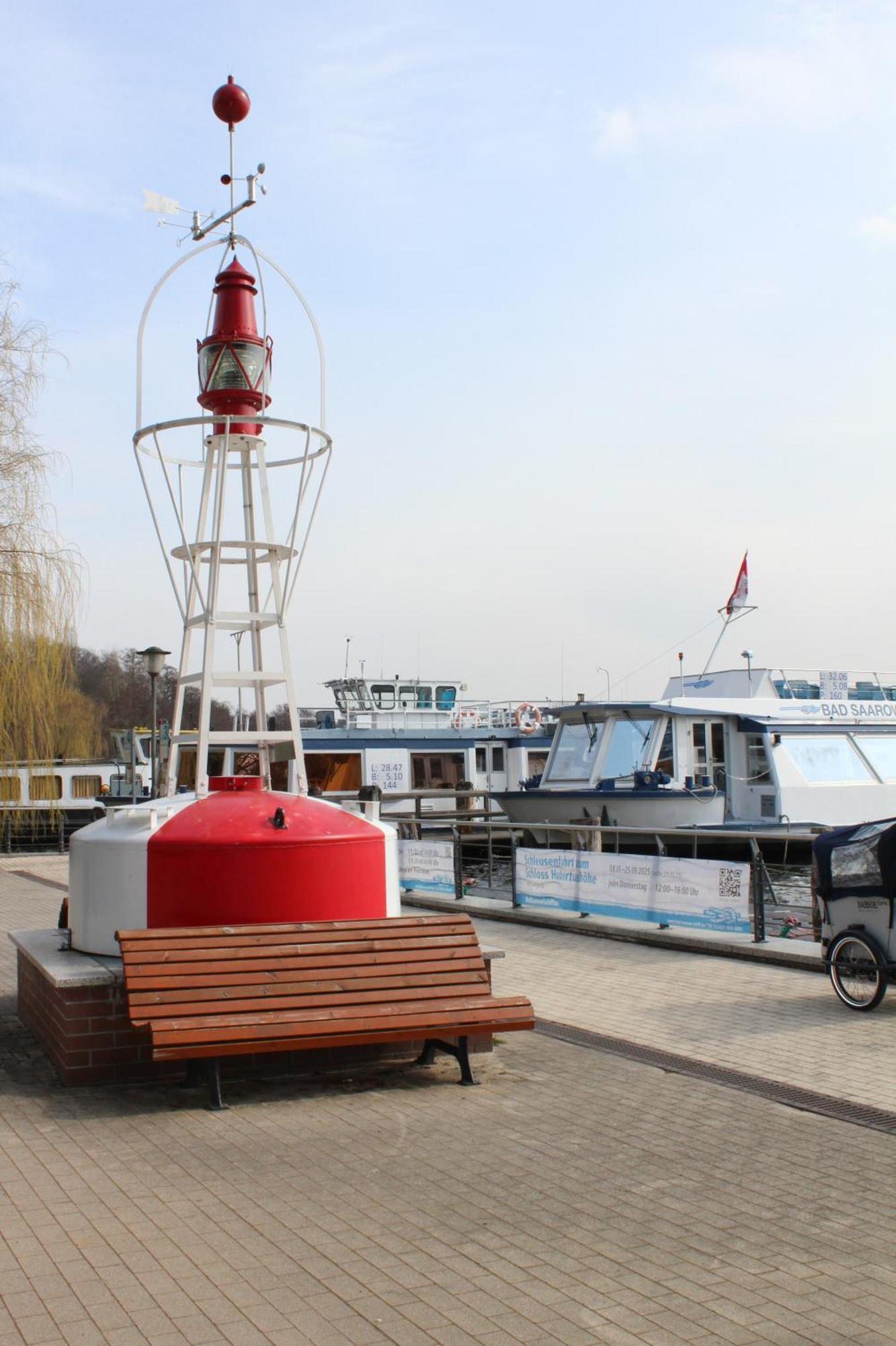 Wohlfuehlboot Hausboot - Festlieger Im Hafen Bad Saarow - Wc An Bord, Dusche An Land Hotel Exterior photo